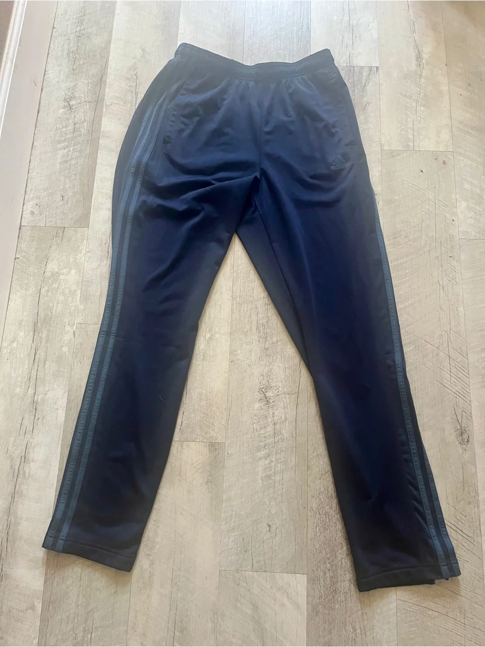 adidas Navy Joggers with Dark Blue Side Stripes